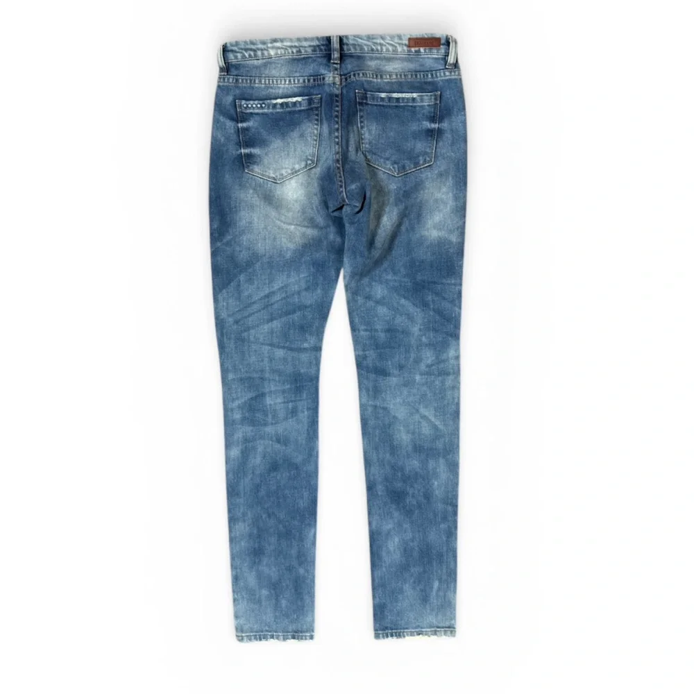 BLANKNYC SKINNY CLASSIQUE DISTRESSED LIGHT WASH CLASSIC DENIM JEANS **NWT**